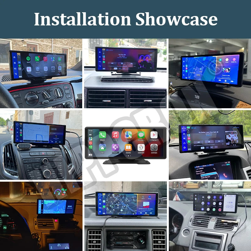 10.26" Car Mirror Radio Multimedia Player – Wireless CarPlay & Android Auto met Bluetooth