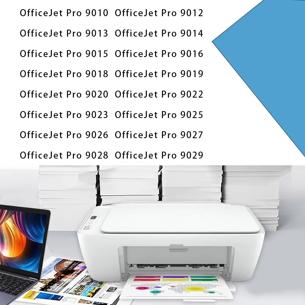 Cartouche d'encre compatible CRTBOTW 963XL – Encre haute capacité pour HP OfficeJet Pro