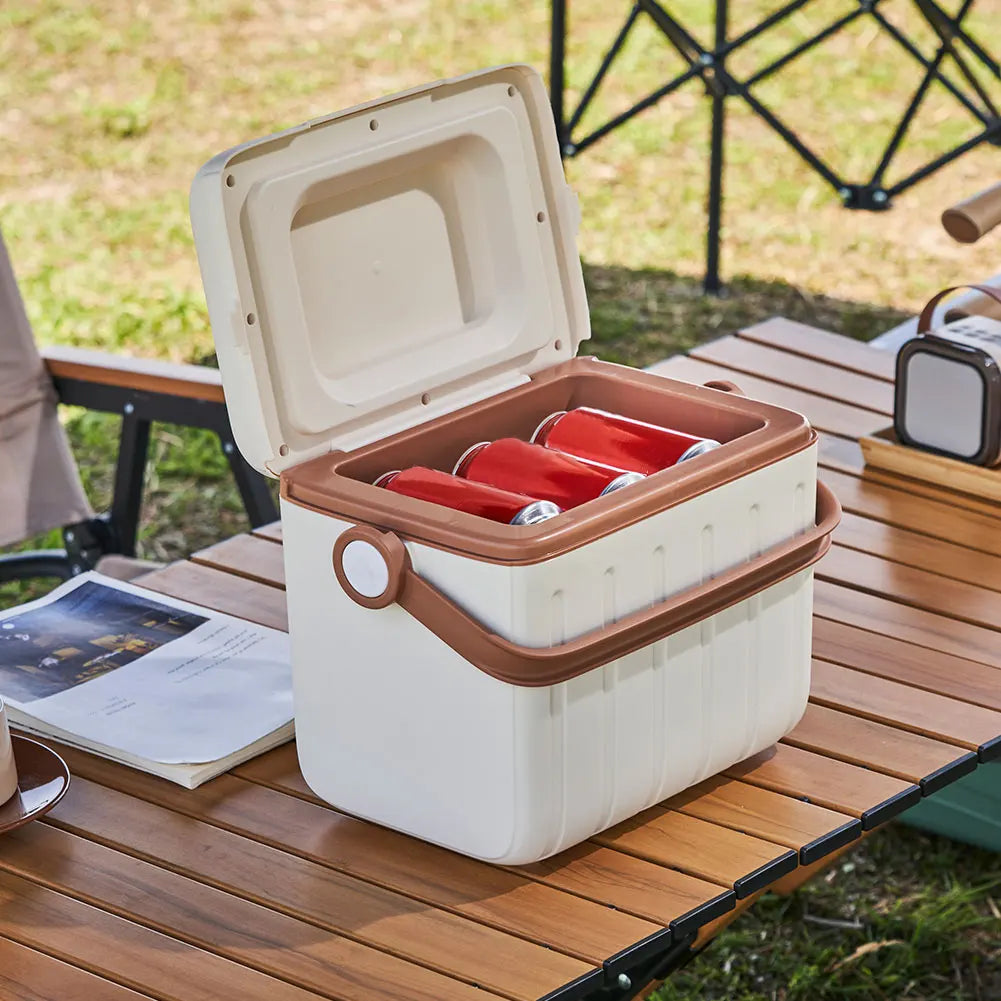 Apwikoger 6L Camping Koelbox – Draagbare Geïsoleerde Cooler voor Camping, Strand & Picknick