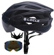 🚴 Casque de vélo LOCLE avec lunettes magnétiques – Casque VTT et vélo de route ultraléger avec visière pare-soleil