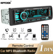 Hippcron 1DIN Bluetooth-Autoradio mit MP3-Player – 4x60W FM-Radio mit USB-, TF- und AUX-Anschluss
