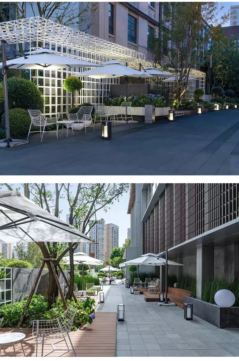 🌿 Lampe de jardin LED IISINUO – Lampe de pelouse paysagère en acier inoxydable IP65 (85-265V)