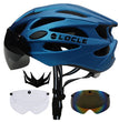 🚴 Casque de vélo LOCLE avec lunettes magnétiques – Casque VTT et vélo de route ultraléger avec visière pare-soleil
