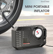Mini pompe à air électrique pour voiture et vélo – Pompe à pression de pneus portable