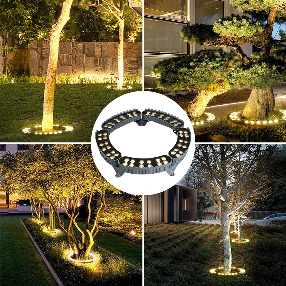 🌳 Solar Tree Hug LED Tuinlamp – IP65 Waterdichte Boomverlichting (Modern Design)
