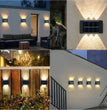 🔆 ZHIYU Solar Wandlamp Up & Down – Waterdichte LED Wall Washer