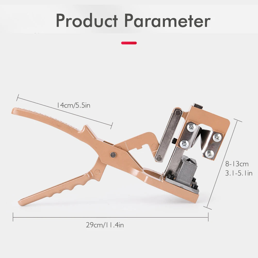 QDS V-Cut Entsnoeischaar – Professionele Grafting Shears (Snijdiepte 2,5 cm)