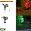 🌈 Heinast 9 LED Solar-Strahler RGB – IP65 Wasserdichte Gartenstrahler (dimmbar)