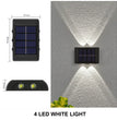 🔆 ZHIYU Solar Wandlamp Up & Down – Waterdichte LED Wall Washer