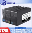 FANHANG 712 / 712XL Compatible Inktcartridge met Stabiele Chip voor HP DesignJet