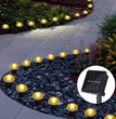 🌞 Solarbetriebene LED-Gartenwegleuchte – IP68 wasserdichte Solarbeleuchtung mit Touch-Steuerung 