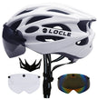 🚴 Casque de vélo LOCLE avec lunettes magnétiques – Casque VTT et vélo de route ultraléger avec visière pare-soleil