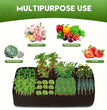 Potager surélevé extra large à 8 compartiments – Potager rectangulaire durable