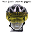 🚴 Casque de vélo LOCLE avec lunettes magnétiques – Casque VTT et vélo de route ultraléger avec visière pare-soleil