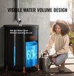 Récupérateur d'eau de pluie pliable 100 gallons (380 L) – Comprend robinets et trop-plein – Modèle D0100X3ESR6