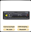 Podofo 1DIN Bluetooth Autoradio MP3 Speler – FM Radio, USB, TF & AUX met Afstandsbediening