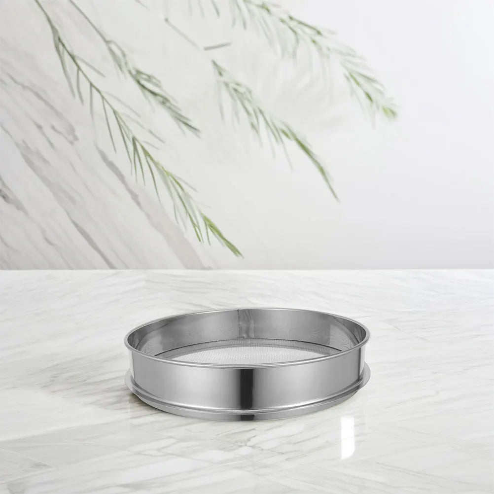 Ronde Tuinzeef van RVS – Compost Sifter & Bodem Zeef voor Grond Screening