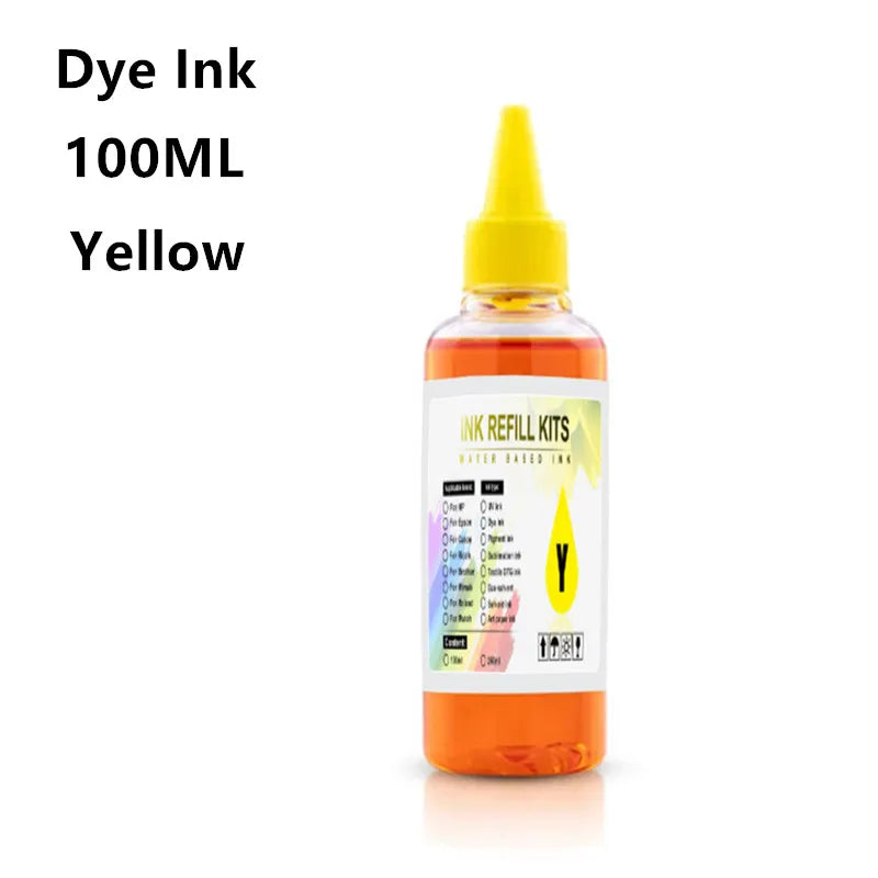 CFINK Ink Refill Kit 100ML – Compatible met 67XL, 65XL, 64XL, 63XL, 62XL, 664XL & Meer