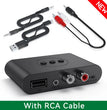 Bluetooth 5.2 Audio Receiver met NFC – Draadloze AUX & RCA Adapter voor Auto, Speakers en Versterkers