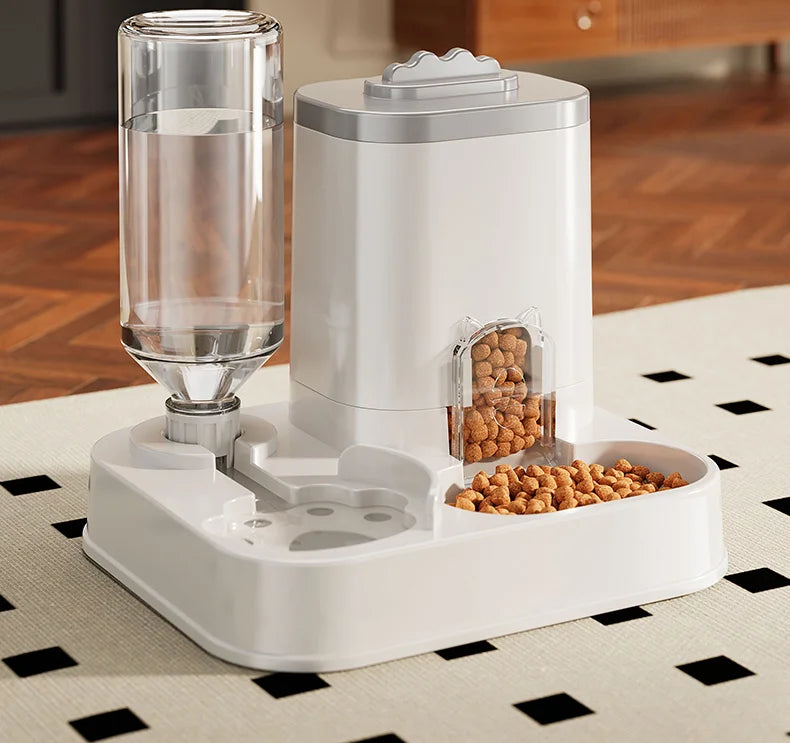 Grote Automatische Voer- en Waterdispenser voor Honden & Katten
