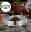Ronde Tuinzeef van RVS – Compost Sifter & Bodem Zeef voor Grond Screening