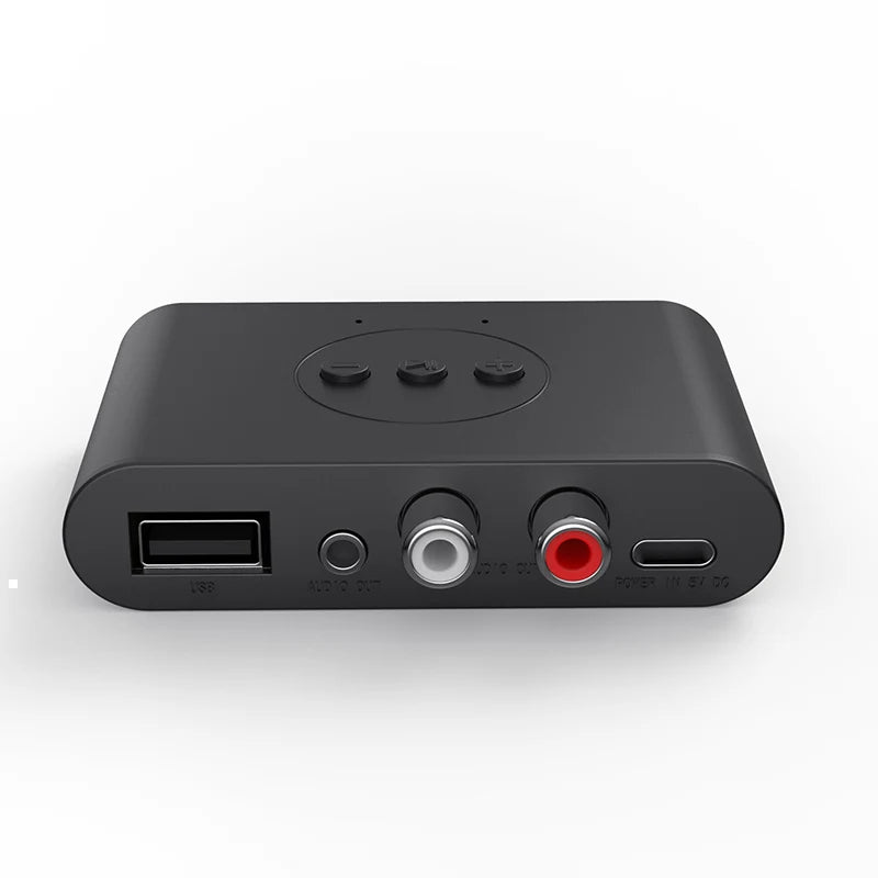 Bluetooth 5.2 Audio Receiver met NFC – Draadloze AUX & RCA Adapter voor Auto, Speakers en Versterkers