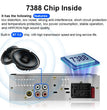 Hippcron 1DIN Bluetooth-Autoradio mit MP3-Player, UKW-Radio, USB, AUX und TF-Kartensteckplatz – 60 W