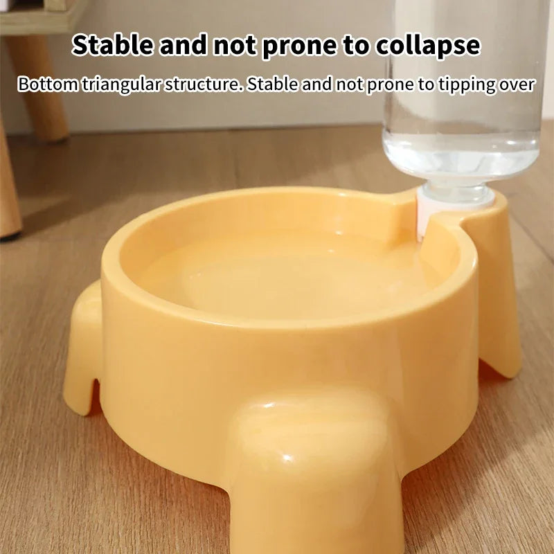 Distributeur d'eau automatique pour chats et chiens – Bouteille d'eau et gamelle pour animaux