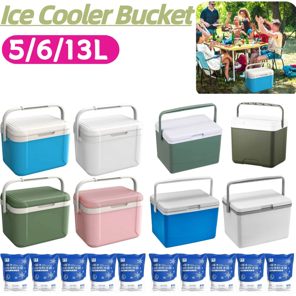 Glacière d'extérieur MOJOYCE 13L – Glacière portable de 13 L pour le camping et les barbecues