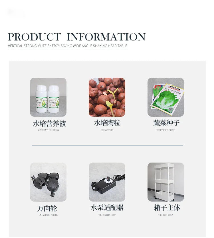 MDNG Hydroponischer Blumentopf – 3D-Hydroponik-Pflanzkasten für den Hausgarten