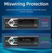 Autoradio MOPECT DAB+ 1-DIN Bluetooth – Lecteur MP3 avec 2 ports USB, carte TF, entrée auxiliaire et télécommande