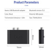 Bluetooth 5.2 Audio Receiver met NFC – Draadloze AUX & RCA Adapter voor Auto, Speakers en Versterkers