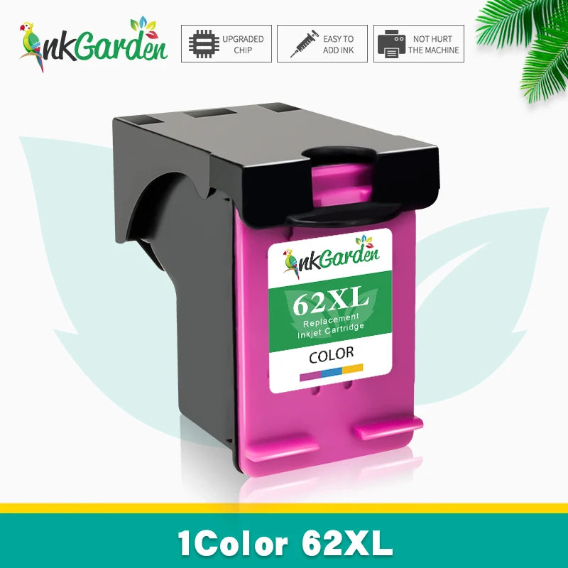 Ink Garden 62XL Compatible Ink Cartridge – Vervangende Inkt voor HP Envy & OfficeJet