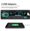 Hippcron 1DIN Bluetooth-Autoradio mit MP3-Player – 4x60W FM-Radio mit USB-, TF- und AUX-Anschluss