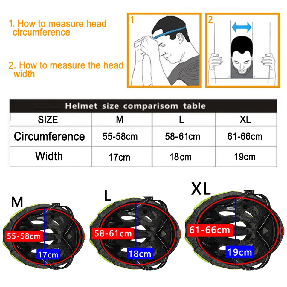 🚴 Casque de vélo LOCLE avec lunettes magnétiques – Casque VTT et vélo de route ultraléger avec visière pare-soleil
