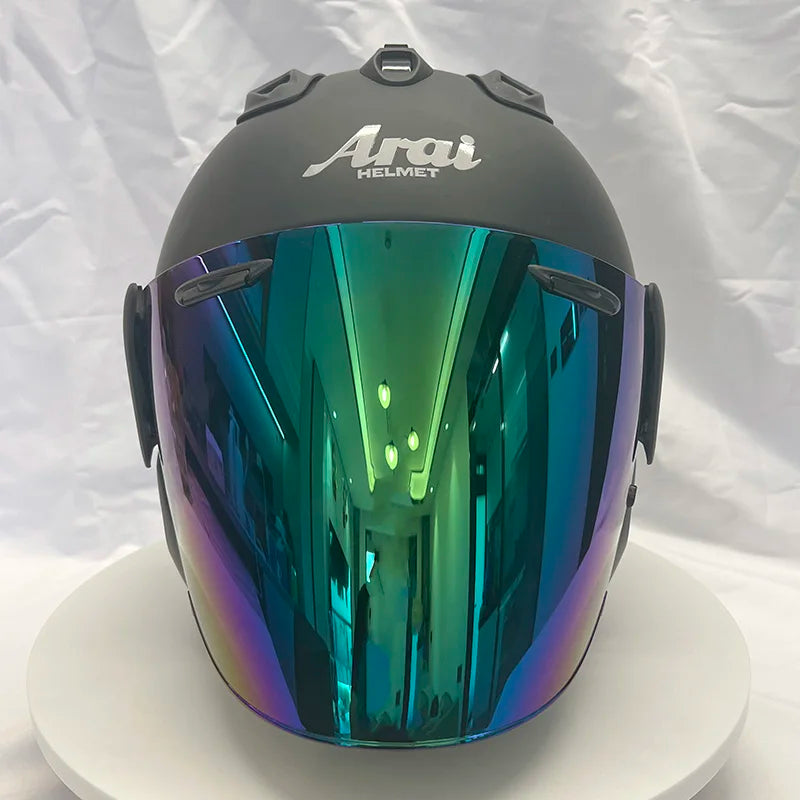 🏍️ Casque Moto Jet 3/4 – Casque Rétro Cruiser & Harley Homologué DOT/ECE