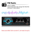 Hippcron 1DIN Bluetooth-Autoradio mit MP3-Player, UKW-Radio, USB, AUX und TF-Kartensteckplatz – 60 W