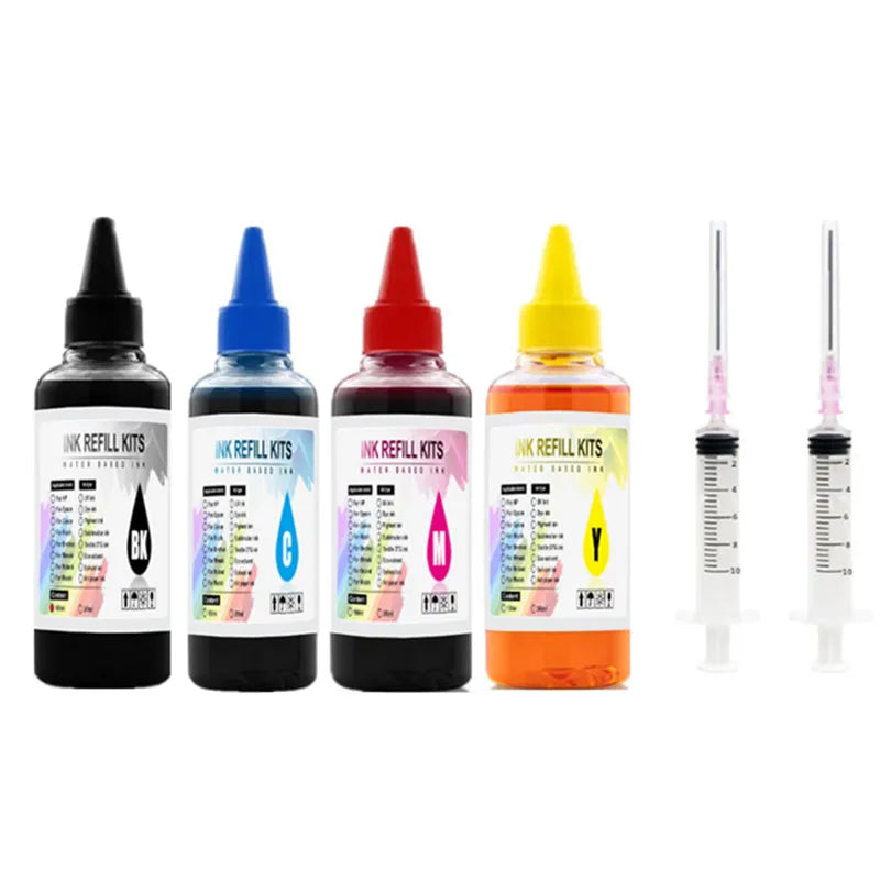CFINK Ink Refill Kit 100ML – Compatible met 67XL, 65XL, 64XL, 63XL, 62XL, 664XL & Meer