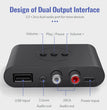 Bluetooth 5.2 Audio Receiver met NFC – Draadloze AUX & RCA Adapter voor Auto, Speakers en Versterkers