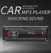 Podofo 1DIN Bluetooth Autoradio MP3 Speler – FM Radio, USB, AUX & TF Kaart met Afstandsbediening