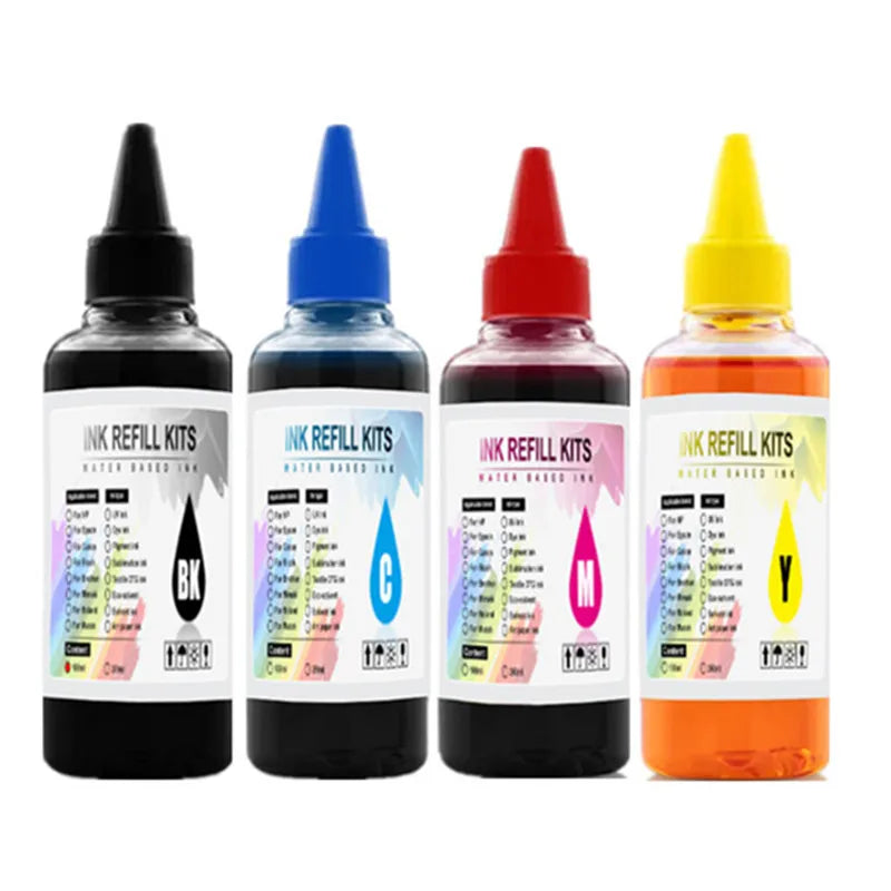 CFINK Ink Refill Kit 100ML – Compatible met 67XL, 65XL, 64XL, 63XL, 62XL, 664XL & Meer