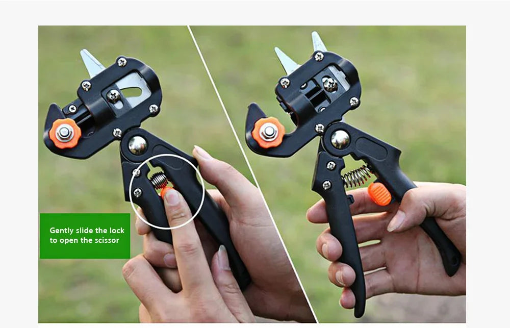 Sécateur et greffoir TOTNEND – Sécateur pour arbres fruitiers + 2 lames supplémentaires (27 cm)