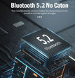 Bluetooth 5.2 Audio Receiver met NFC – Draadloze AUX & RCA Adapter voor Auto, Speakers en Versterkers
