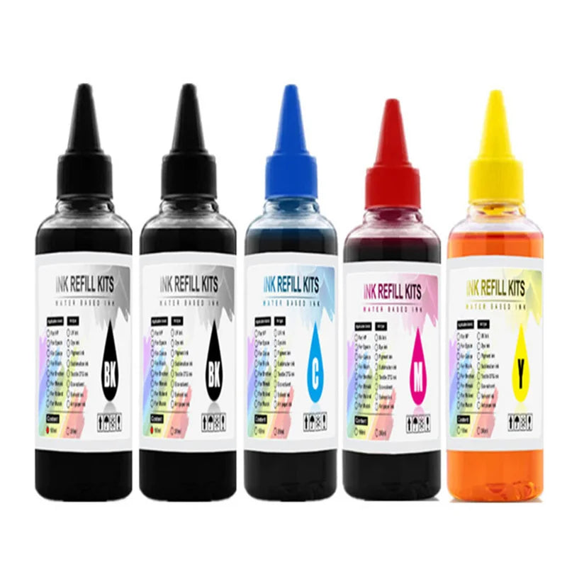 Kit de recharge d'encre CFINK 100 ml – Compatible avec les modèles 67XL, 65XL, 64XL, 63XL, 62XL, 664XL et plus encore