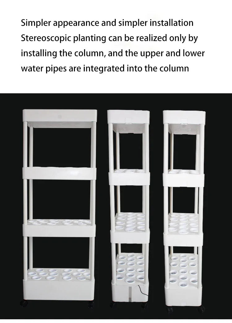 MDNG Hydroponischer Blumentopf – 3D-Hydroponik-Pflanzkasten für den Hausgarten