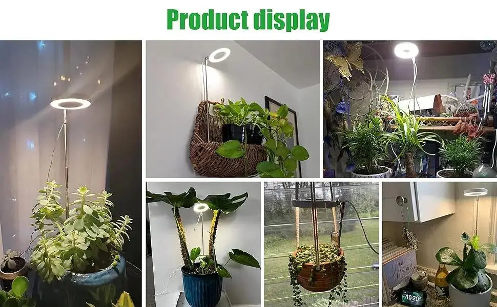 LED Kweeklamp voor Binnenplanten – Full Spectrum Groeilamp met Timer & Dimfunctie (5V USB)