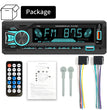 Hippcron 1DIN Bluetooth-Autoradio mit MP3-Player – 4x60W FM-Radio mit USB-, TF- und AUX-Anschluss