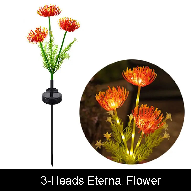 🌸 STUXMOS Solar-LED-Gartenleuchte in Blumenform – Romantische Stimmungsbeleuchtung für Garten & Party