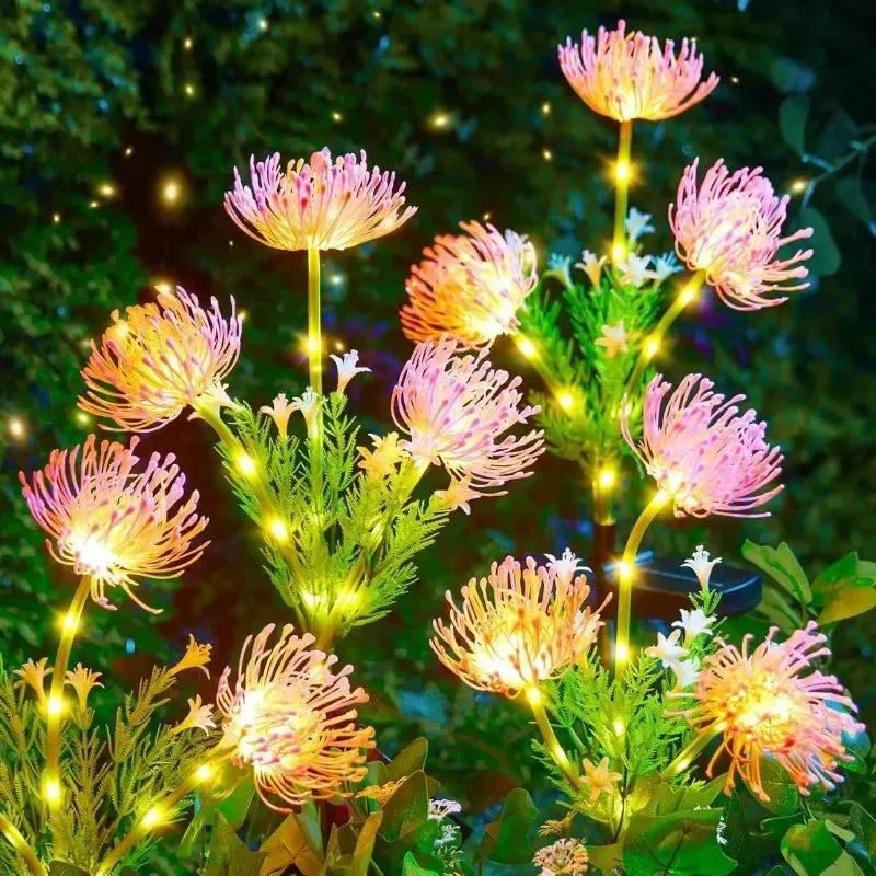 🌸 STUXMOS Solar-LED-Gartenleuchte in Blumenform – Romantische Stimmungsbeleuchtung für Garten & Party