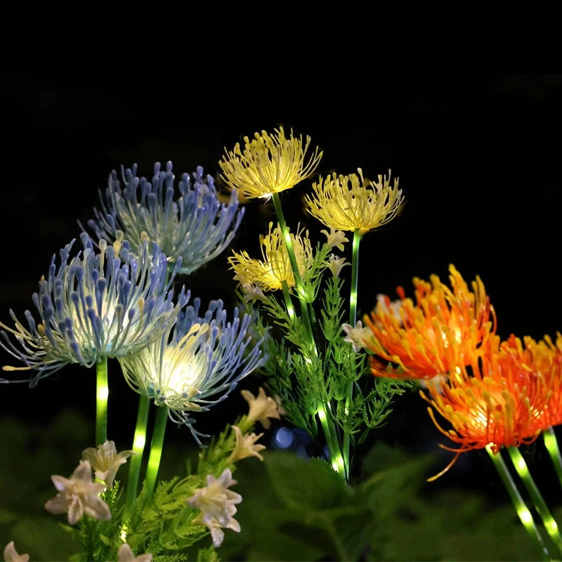 🌸 STUXMOS Solar-LED-Gartenleuchte in Blumenform – Romantische Stimmungsbeleuchtung für Garten & Party